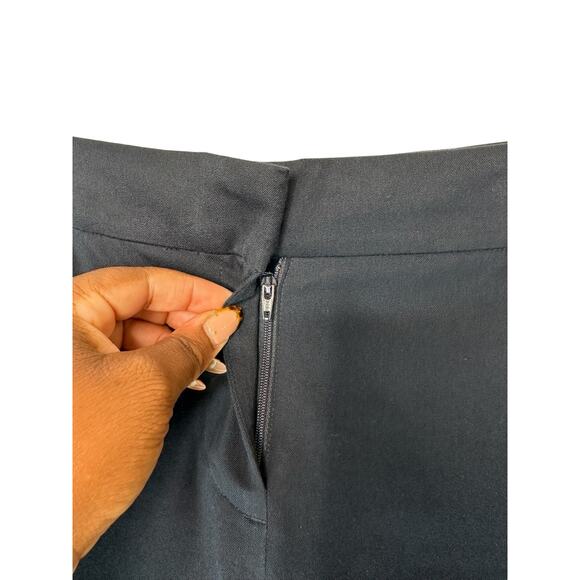 J.Crew Blue Business Office Career Cotton Blend Straight Leg Dress Pants Size 6‎ - Picture 5 of 11